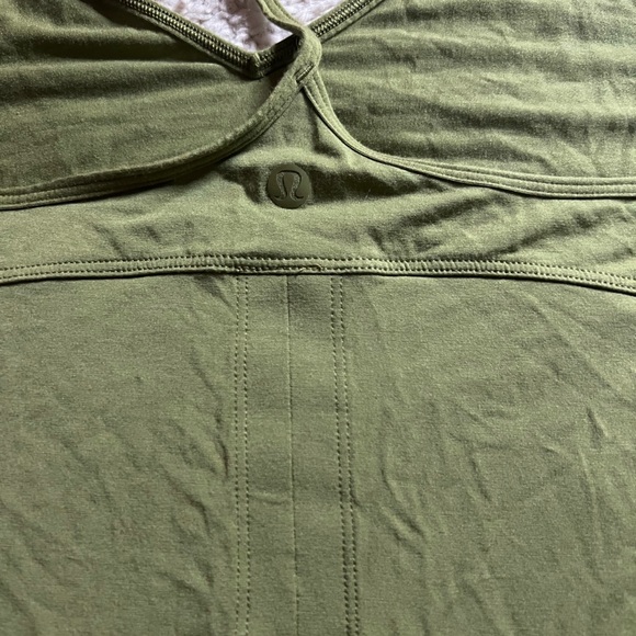 Lululemon Green Modal Silk Yoga Tank - Picture 5 of 5